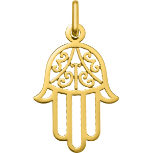 Pendentif Main de Fatma ajourée en Or 9 Carats