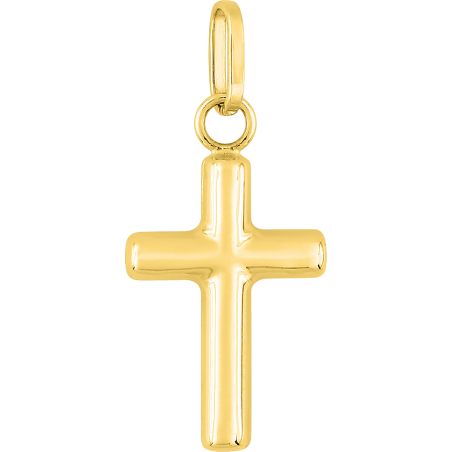 Croix ornée du Christ 15x25mm Or 18 Carats