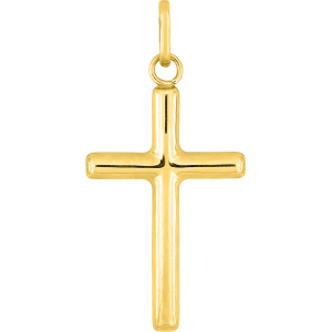 Croix ornée du Christ 15x25mm Or 18 Carats