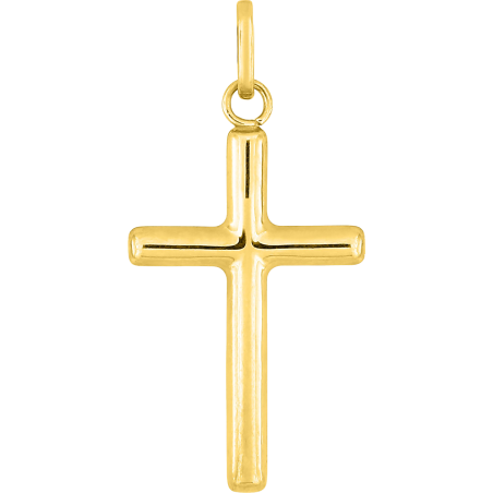 Croix ornée du Christ 15x25mm Or 18 Carats