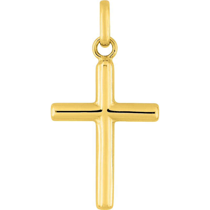 Croix ornée du Christ 15x25mm Or 18 Carats