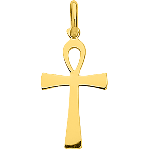 Croix ornée du Christ 15x25mm Or 18 Carats
