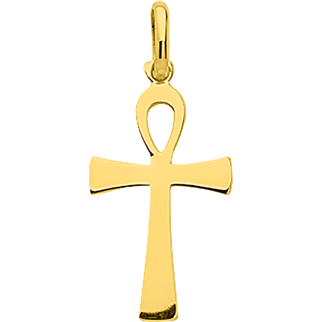 Croix ornée du Christ 15x25mm Or 18 Carats