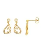 Boucles d'oreilles Plaque Or